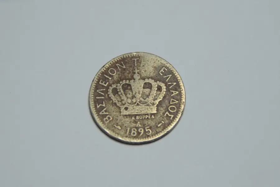 Greece 1895 20 lepta, A (Paris), reverse
