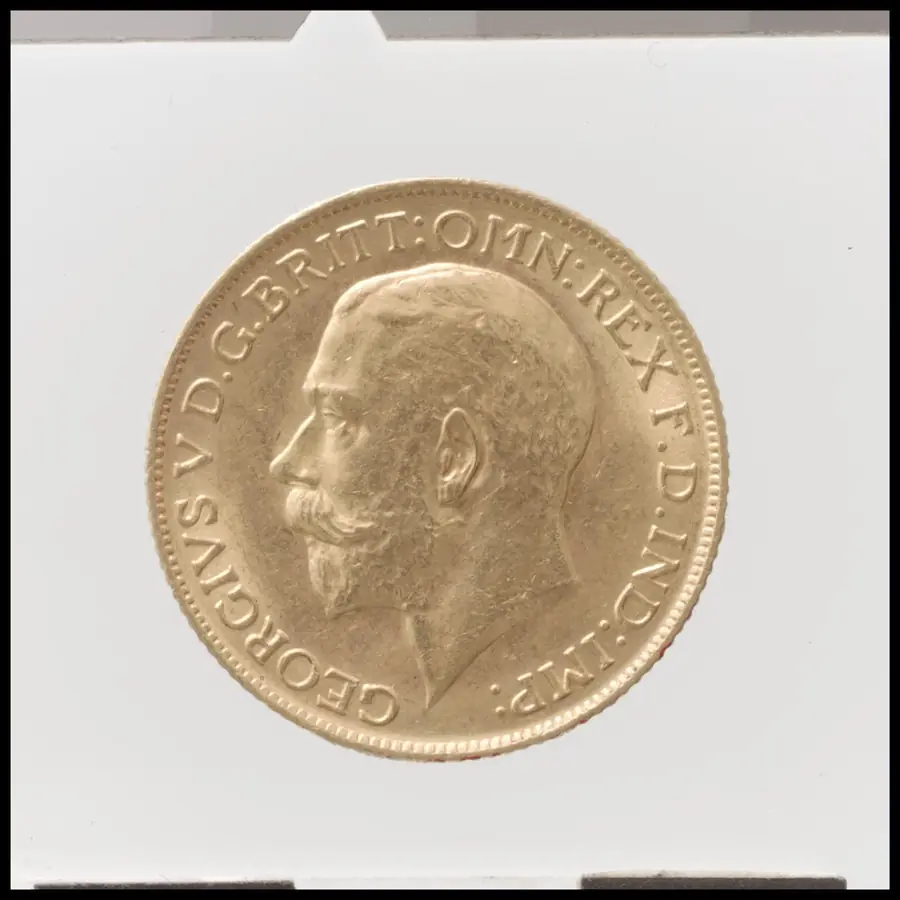 United Kingdom 1911 sovereign, reverse